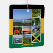 Jamaica Foto Collage Keramikornament (Rechts)