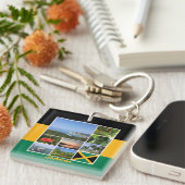 Jamaica Foto Collage Schlüsselanhänger (Vorderseite rechts)