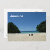 Jamaica Frenchmans Cove Beach Postcard Postkarte (Vorne/Hinten)