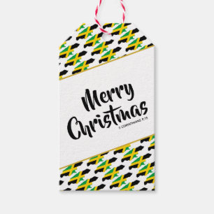 JAMAICA Frohe Weihnachten Custom Bible Scripting Geschenkanhänger