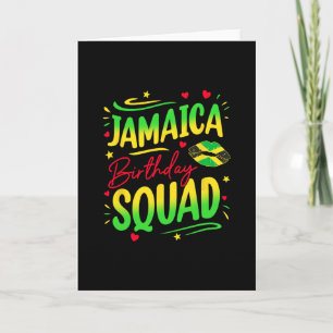 Jamaica Geburtstagsgruppe Mädchen Reise 2025 Fraue Karte