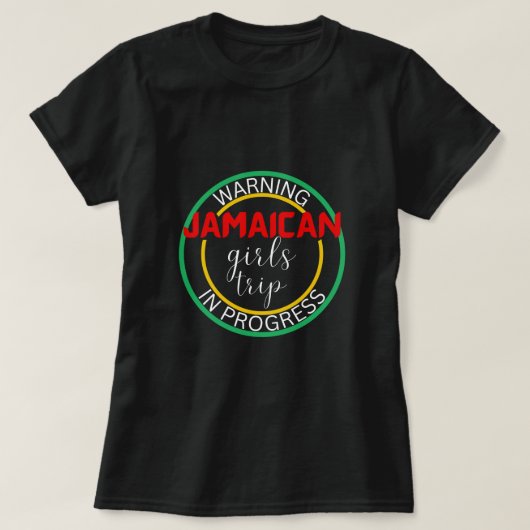 Jamaica Girls Trip 2023 Gruppe Matching T-Shirt (Design vorne)