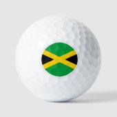Jamaica Golf Balls, jamaikanische Flaggengolfer /P Golfball (Vorderseite)