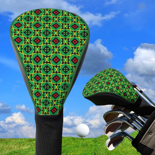 Jamaica Golf, Hearts und Jamaica Flag Mode Golf Headcover