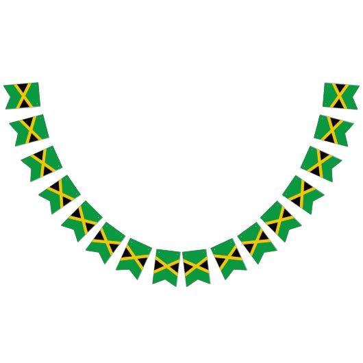 Jamaica Green Black Gold Jamaikanische Flagge (Alle)