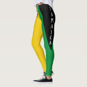 Jamaica Green Gold & Black Jamaican Flag Leggings (Links)