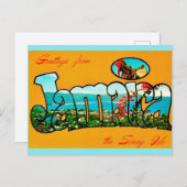 Jamaica Greetings Postcard Postkarte (Vorne/Hinten)