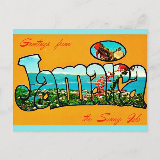 Jamaica Greetings Postcard Postkarte (Vorderseite)