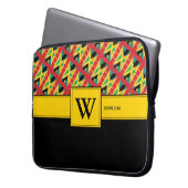 JAMAICA GRENADA Bibel Monogram Christliches Notebo Laptopschutzhülle (Vorderseite Links)