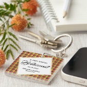 JAMAICA GRENADA Duales Erbe Christliche Bridesmaid Schlüsselanhänger (Vorderseite rechts)