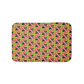 JAMAICA GRENADA FLAGS Patriotic Geometric Modern Badematte (Vorderseite)