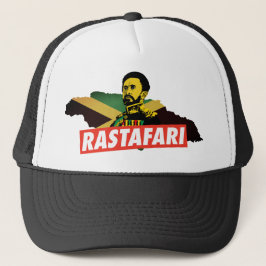 Jamaica Haile Selassie I Proud Jamaicans Cap  Truckerkappe