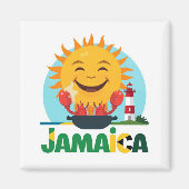 Jamaica happy magnet (Vorne)