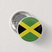 Jamaica-Ikonenflagge Button (Vorne & Hinten)