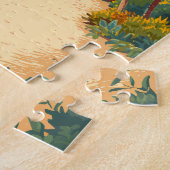 Jamaica Illustration Travel Art Vintage Puzzle (Seite)