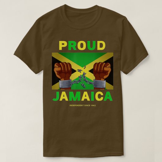 Jamaica Independence Day 2022 Proud Jamaican T-Shirt (Design vorne)