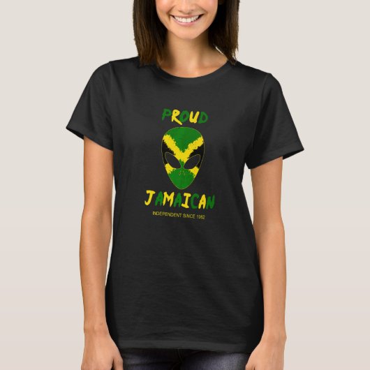 Jamaica Independence Day Proud Jamaican Women Prid T-Shirt (Vorderseite)