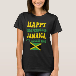 Jamaica Independence Day Proud jamaikanische Flagg T-Shirt