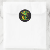 Jamaica Independence Day Seit 1962 Doctor Bird Lo Runder Aufkleber (Tasche)