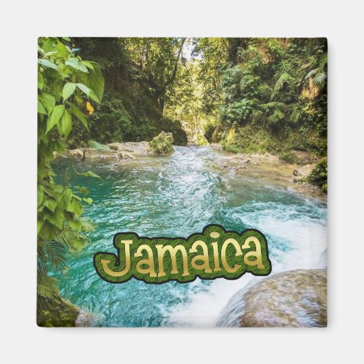Jamaica Irie Blue Hole Magnet (Vorne)