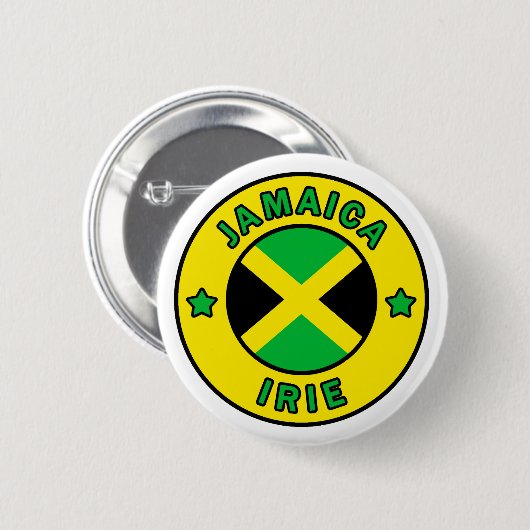 Jamaica Irie Button (Vorne & Hinten)
