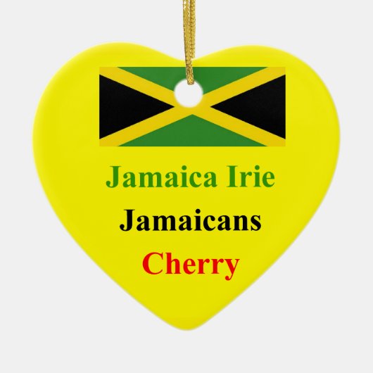 Jamaica Irie Keramikornament (Vorne)