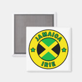 Jamaica Irie Magnet (Vorderseite/Rückseite)