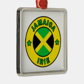 Jamaica Irie Silbernes Ornament (Rechts)