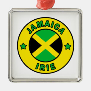 Jamaica Irie Silbernes Ornament