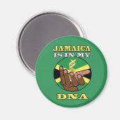 JAMAICA IST IN MEINEM DNA-T - Shirt Magnet (Vorderseite/Rückseite)