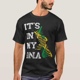 Jamaica It_s in My DNA Jamaican Pride Roots Karibi T-Shirt