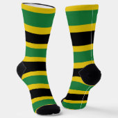 Jamaica Jah Army Rasta Reggae Roots Socks Socken (Gewinkelt)