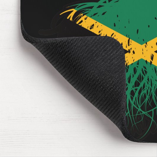 Jamaica Jamaica American USA Tree Roots Flag Mousepad (Ecke)