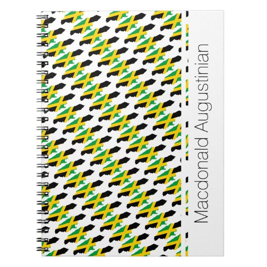 JAMAICA Jamaikanische Flagge Custom Patriotic Notizblock (Vorderseite)