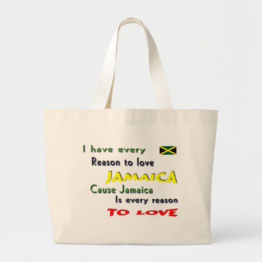 Jamaica Jumbo Stoffbeutel (Vorne)