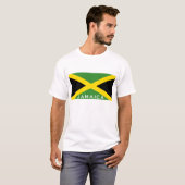 Jamaica-Länderkennzeichen T-Shirt (Vorne ganz)
