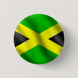 Jamaica Liebe Jah Rastafari Reggae Rasta Button