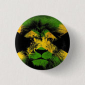 Jamaica Liebe Lion Rastafari Reggae Rasta Button (Vorderseite)