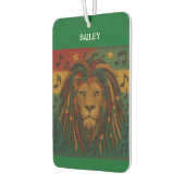 Jamaica Lion Personalisiert Name Autolufterfrischer (Links)