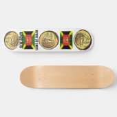 JAMAICA LIONEN AUF JUDAH Skateboard (Horizontal)