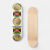 JAMAICA LIONEN AUF JUDAH Skateboard (Vorderseite)