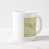 Jamaica Lithographische Karte Jumbo-Tasse (Vorderseite Rechts)