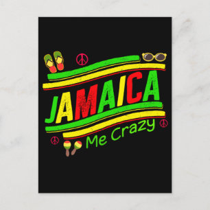 Jamaica macht mich verrückt Kreuzfahrt-Urlaubsgrup Postkarte