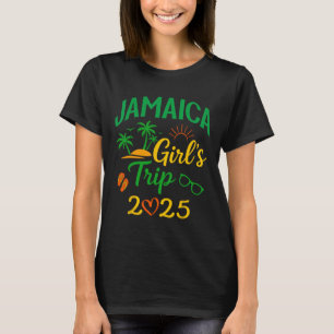 Jamaica Mädchen Reise 2025-coole karibische Urlaub T-Shirt
