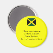Jamaica Magnet (Vorderseite/Rückseite)
