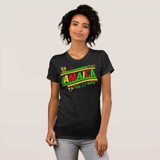 Jamaica Me Crazy Cruise Vacation Group Matching T-Shirt (Vorne ganz)