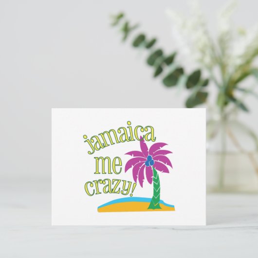 Jamaica Me Crazy Postkarte (Stehend Vorderseite)