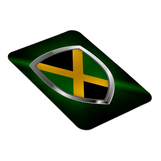 Jamaica Metallic Emblem Magnet (Rechte Seite)