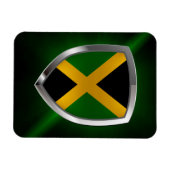 Jamaica Metallic Emblem Magnet (Horizontal)