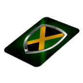 Jamaica Metallic Emblem Magnet (Linke Seite)